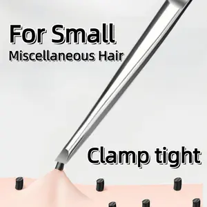 High-Quality Stainless Steel Tweezers, Multi-Functional Eyebrow Trimmer, Mustache Grooming Tool, Precision Hair Removal, Cosmetics Makeup Tools, Smooth