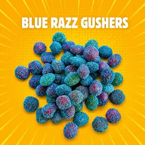 BLUE RAZZ GUSHERS 6oz bag