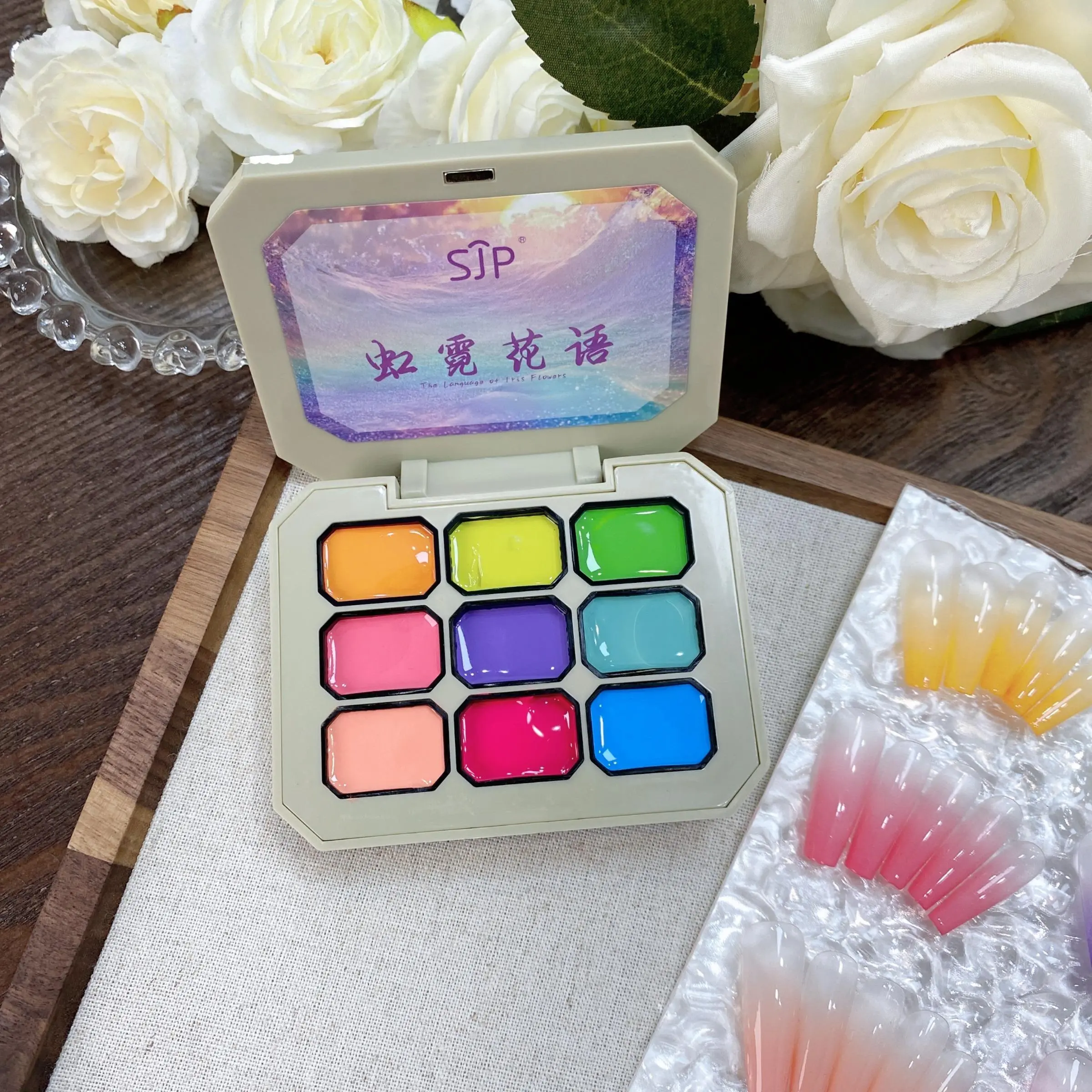 Colorful Solid Color Nail Art Polish, 1 Box Professional Nail Art Polish, Manicure, DIY Manicure, Nail Art & Nail Polish for Women & Girls, Gel Polish Set