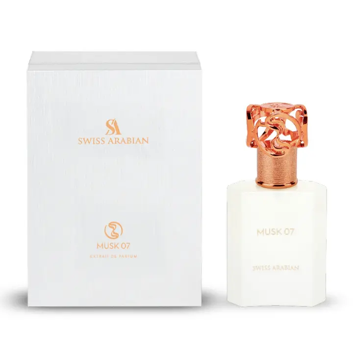 Swiss Arabian Musk 07 Eau de Parfum, Aromatic Luxurious Scent with Cozy Musk, Floral and Powdery Notes, Layering-Friendly Unisex Fragrance, 1.7 oz, Daily Wear Perfume, Edp Body Perfume, 50Ml, Smelling Good, Youth, 1.7 Fl Oz, Cozy Musky, Unisex Wear, Liqui