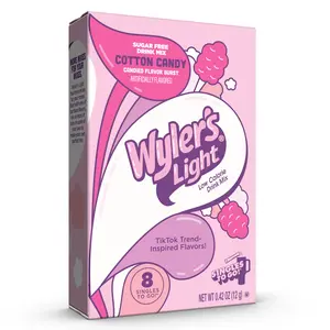 Wyler’s Light Cotton Candy Singles To Go Drink Mix, Sugar Free Water Flavor