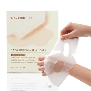 [MAY COOP Official Shop] Maple Hydrogel Jelly Mask l Intensive Hydrating & Firming Face Mask with PDRN and Collagen, Korean skincare
