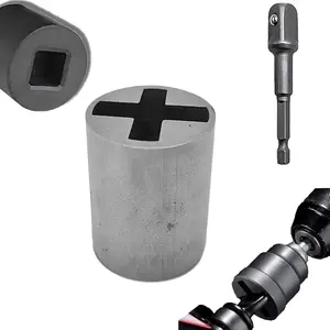Scissor Jack Adapter,Drive Socket Adapter for Scissor Jack Universal RV Maintenance Tool Rust-Resistant Power Drill Heavy-Duty 1/2 Inch Adapter with Quick-Release，Universal Socket,Car Jack Kit, Socket Combination Tool