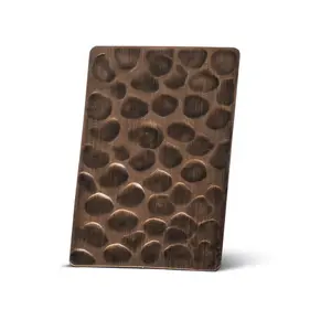 Akicon Antique Copper Beehive Hammered Sample