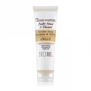 Moisturizing Hair Gel for Elongating & Defining Curls, Lightweight Hydrating Formula with Flaxseed & Argan Oil, 8.4 oz