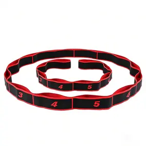 A multi-band yoga stretch band, 8-band elastic band, digital band, Latin dance elastic band, stretching yoga training for shaping and correcting postures, men's and women's home fitness exercise dance band, elastic stretch band, Elastic Sport Band