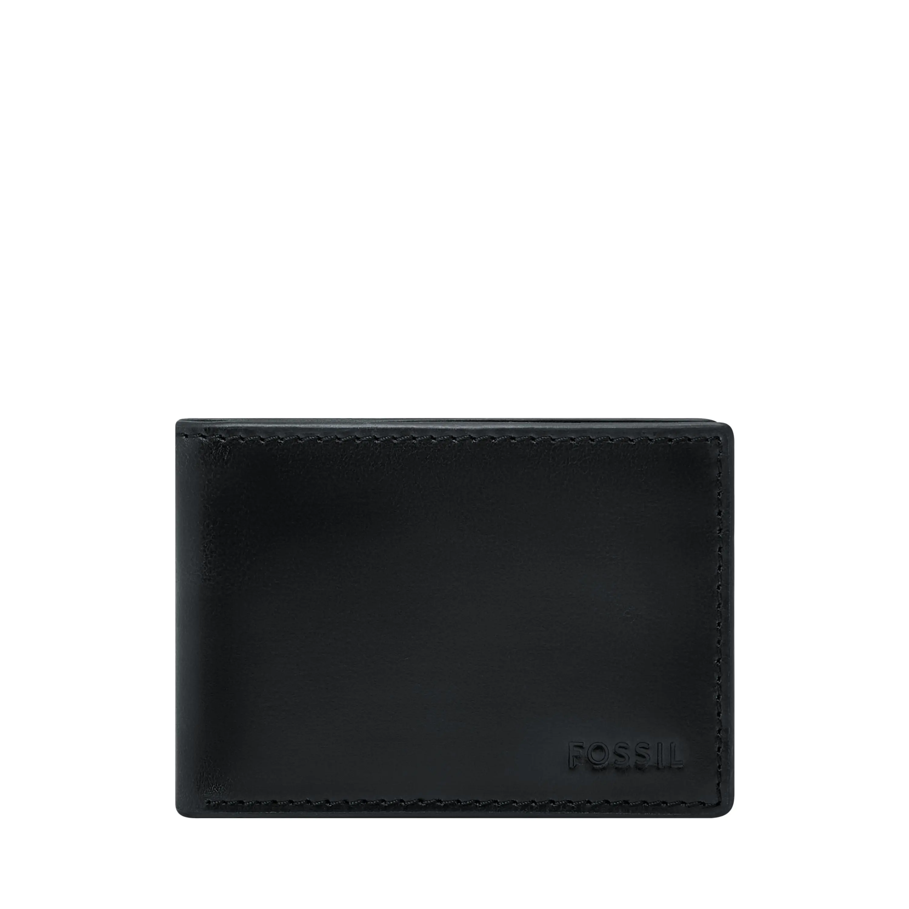 Fossil Men's Derrick Leather Front Pocket Bifold