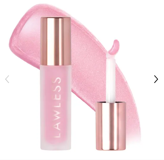Forget The Filler Lip Plumper Line Smoothing Gloss - Color: Strawberry Shortcake - pearly pink with a strawberry sugar flavor