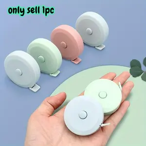 1pc Mini small tape measure, 1.5-meter plastic tape measure, tape measure, telescopic measuring ruler, Retractable Measuring Tape