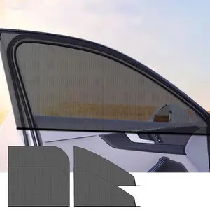 Car Side Window Mosquito Net, 4 Counts Car Window Anti-mosquito Screen, Car Sunshade Screen, Sunshade For Car Outside, Window Mosquito Screen, Car Mosquito Screen Mesh, Car Exterior Accessories