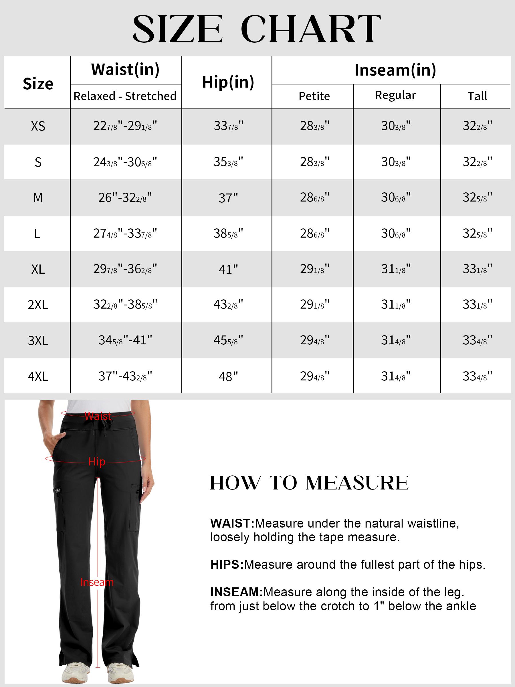 Kecols Yoga Scrub Pants Women High-Rise Straight Leg Uniform Cargo Bottom with Yoga Waistband,5 Pockets&4-Way Stretch,summerwins