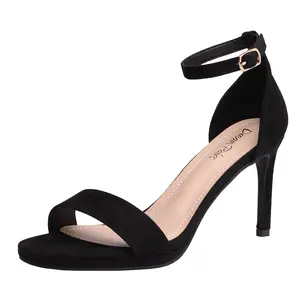 DREAM PAIRS Women's Classy Comfy Wedding High-Heel Pump Sandals - Rubber Footwear for Formal Occasions, Shoe, Comfy Sandals