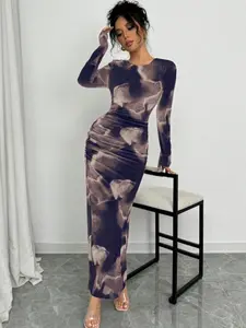 Women's Long Sleeve Dress, Elegant Dress for Party Holiday Wedding Guest Gown, Ladies Spring & Fall Clothes, Womenswear