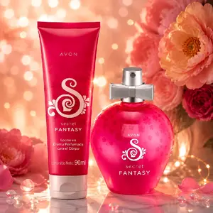 Women's Perfume, Secret Fantasy Scented Body Cream Lotion - Floral Fruity Fragrance, Perfumes for Women