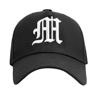 Unisex Caps Embroidered Vintage Font "M" Baseball Cap, X-large Size Hat, Trucker Hat Couple Sports Hat Golf Caps