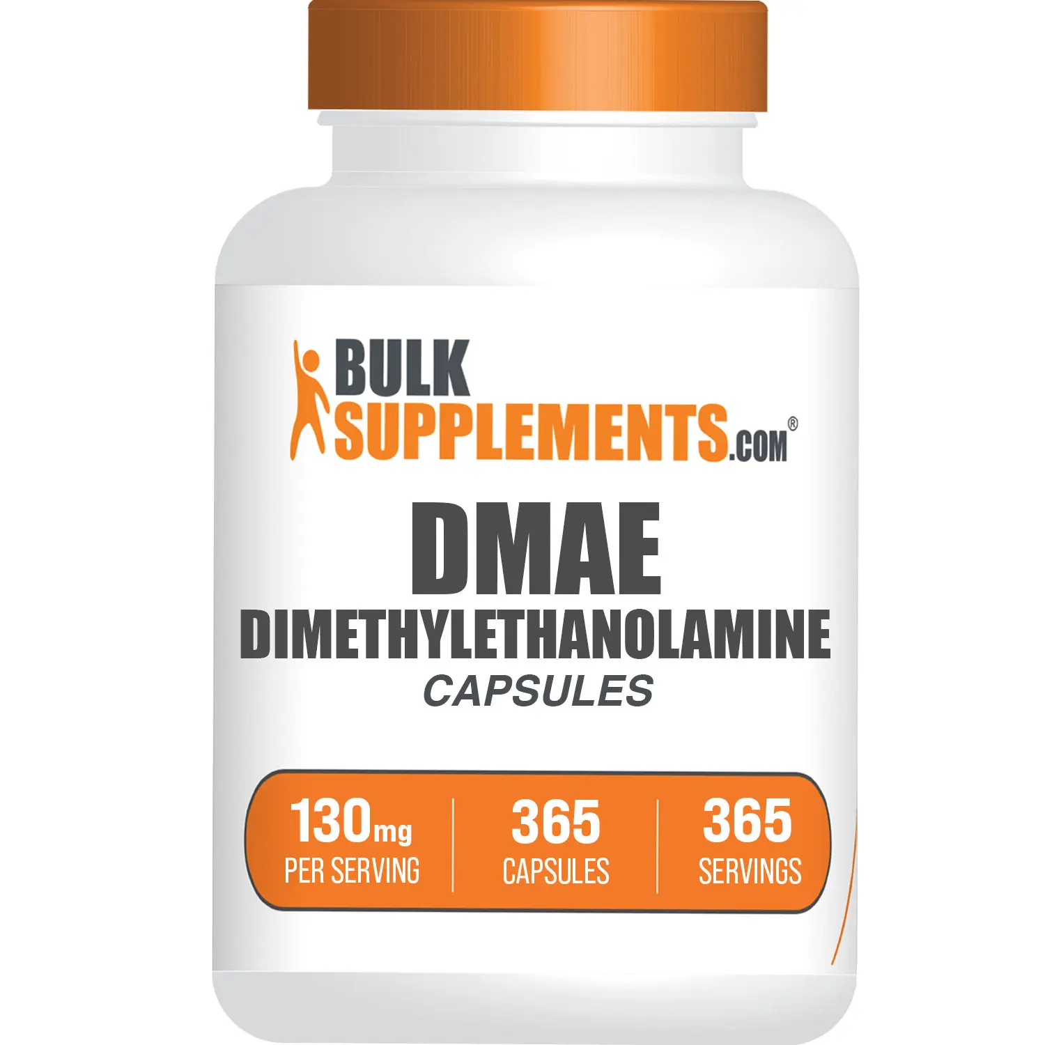 BulkSupplements DMAE L-Bitartrate Capsules - Healthcare Dietary Self Care Products - Edible Amino Acid Supplement - 350mg per Serving - 365 Count, Fitness
