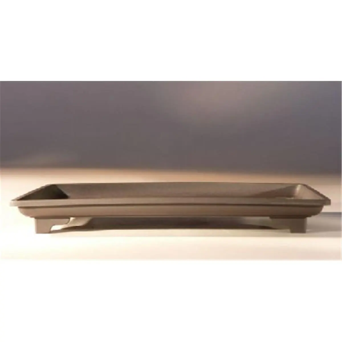 212 MAIN Large Rectangular Bonsai Tray, Garden Accessory for Bonsai Plant Watering Aid and Drip Collection, 10.5x7x1.25 in
