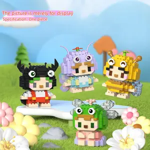 Healing Forest Insect Microbead Creative Building Blocks Toy, High Aesthetic Desktop Decoration, Multiple Shapes Available, Perfect Gift