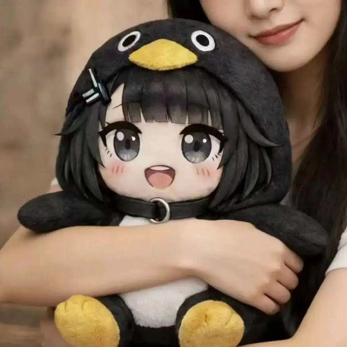 25cm Kawaii Penguin Plush Doll Cute Gugu Gaga Meme Stuffed Animal Soft Plush Toy Birthday Gift for Kids Fans