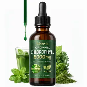 Chlorophyll Concentrate Drops 8000mg-Premium LiquidChlorophyll Supplement -Comprehensive Antioxidant,Boosts lmmunity, increases Energy, Promotes Digestion, andProvides Rapid Detoxification -Non-GMO, Vegan Formula