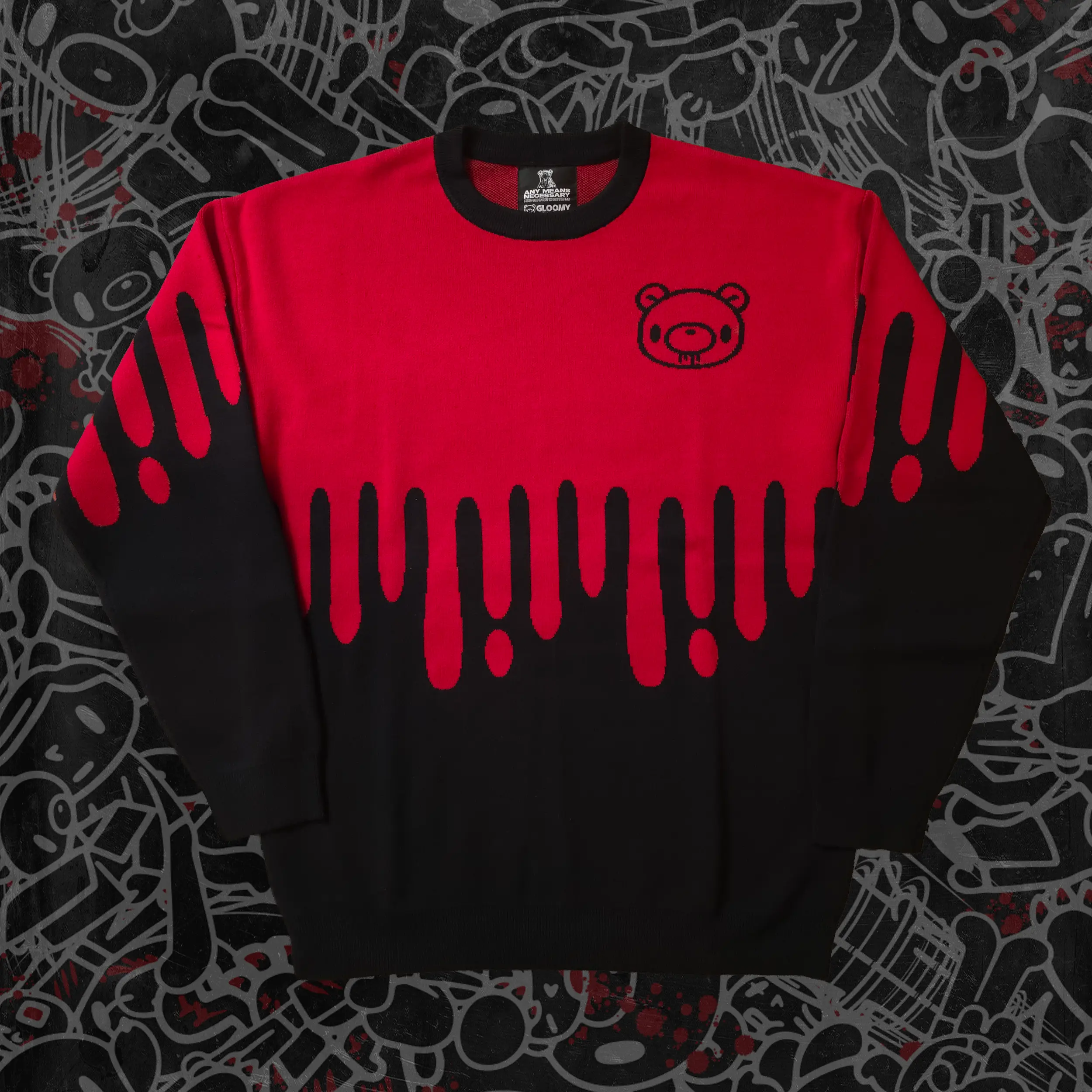 Gloomy Drip Knit Sweater