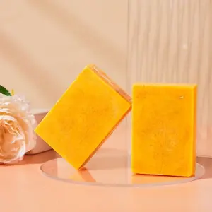 AGICEA Lemon Turmeric & Kojic Acid Brightening Soap Dark Spot Remover Cleansing Bar for Hyperpigmentation Acne Care Gentle Daily Use Soap