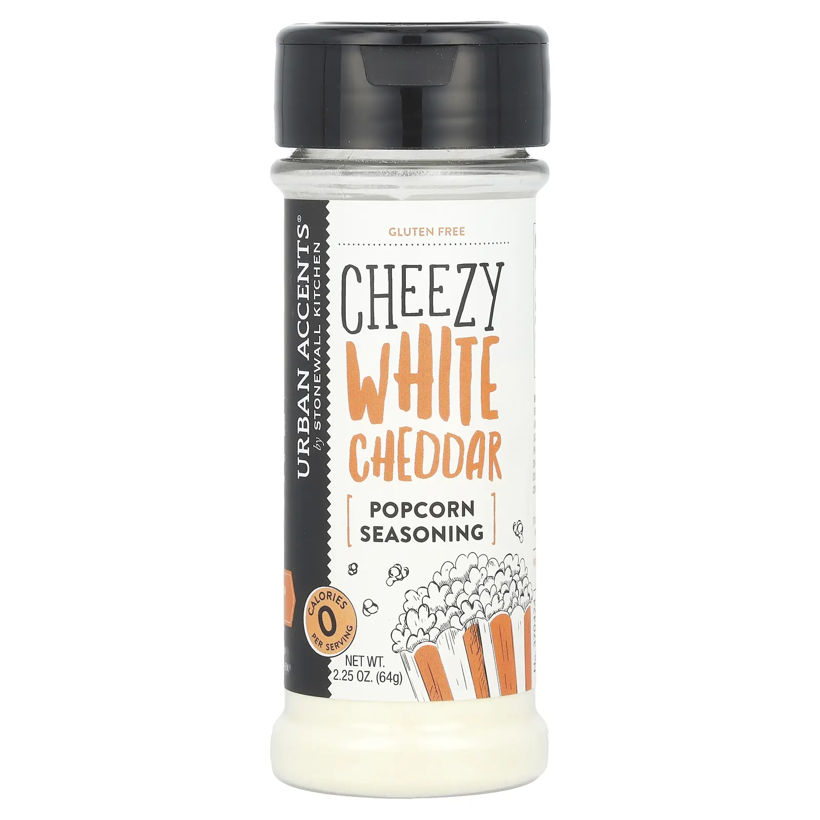 Urban Accents Popcorn Seasoning, Cheezy White Cheddar, 2.25 oz (64 g)