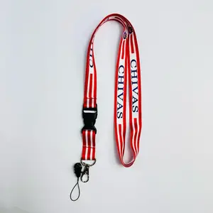Chivas Guadalajara Lanyard ️ – Llavero Largo Inspirado en el Rebaño Sagrado para Llaves, Gafete o Credenciales | Guadalajara Soccer Neck Strap Keychain | Detachable ID Holder | Regalo de Fútbol México | Envío Rápido USA