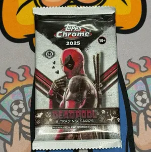 1 (ONE) Single Pack - 2025 Topps Deadpool Chrome Hobby Box