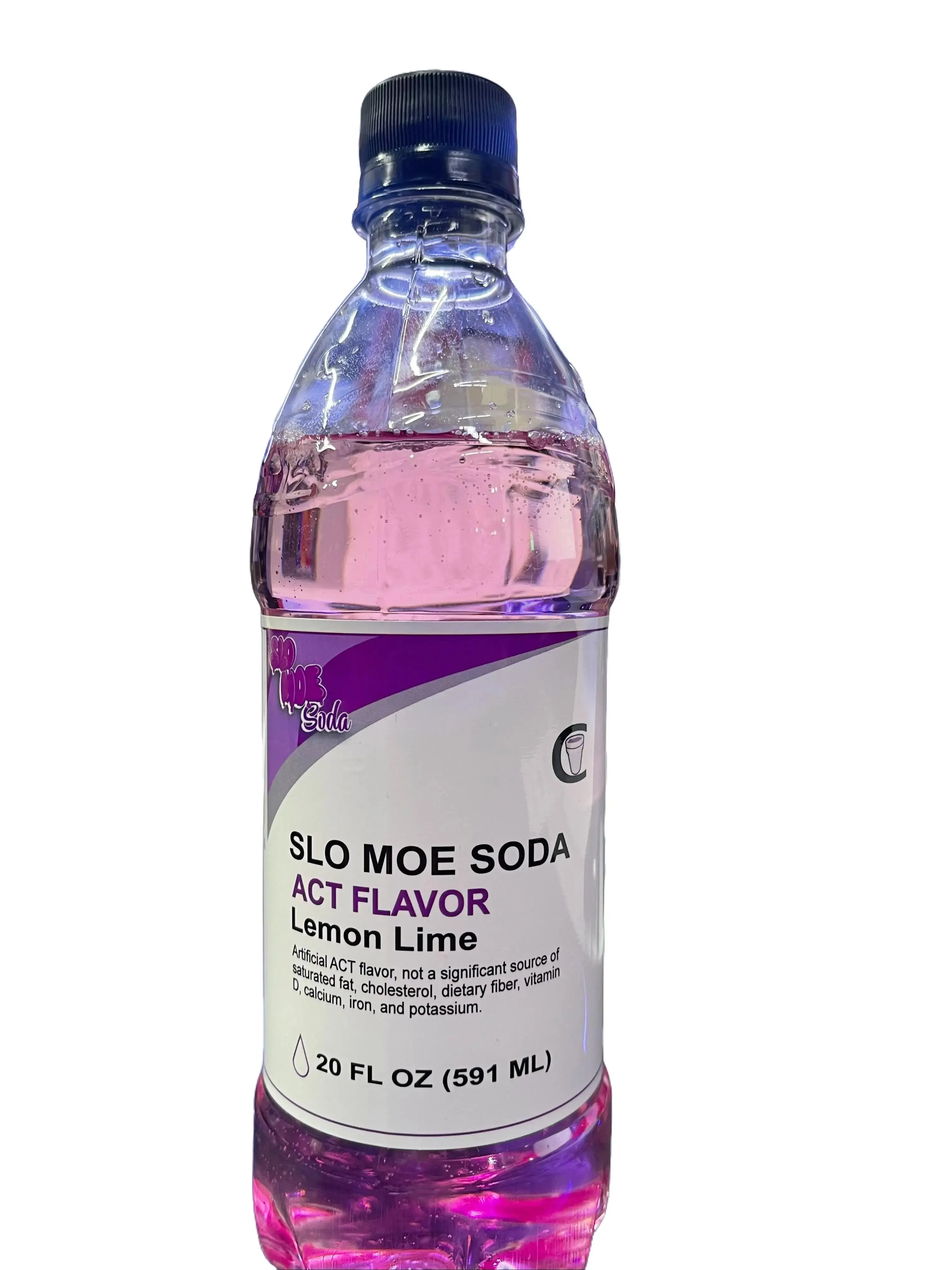 Slo Moe Act Flavor Lemon Lime Soda