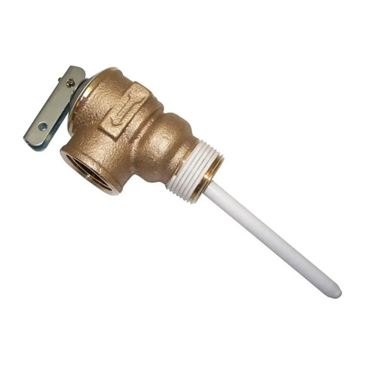 212 MAIN Reliance 9000071045 ASME Certified Metal Pressure & Temperature Relief Valve - 3/4" Threaded Connection, 5/8" Shank Type Parts, 150 P.S.T. Rated, 210°F High Temp for Residential Household Appliance Pipes, Household Appliance Part