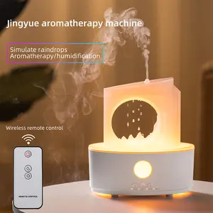 Jingyue Water Drop Humidifier Household Large Fog Desktop Essential Oil Aromatherapy Machine Night Light with Remote Control Diffuser