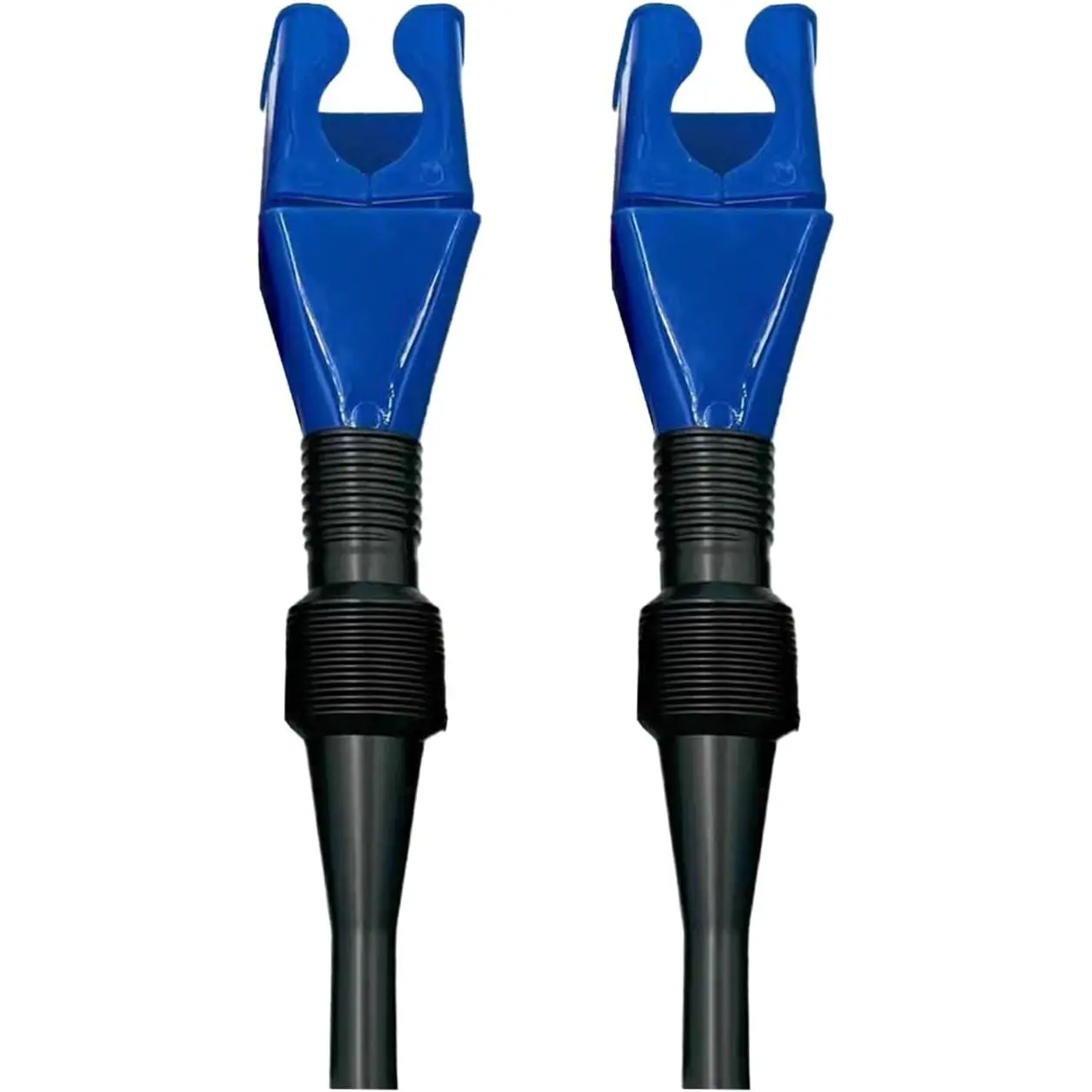 Flexible   Funnel, Retractable Plastic Automotive Oil Exchange Funnels, Foldable Clasp Gasoline Funnels, Universal Draining Tool for  and  (Blue)
