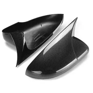 2pcs for VW Golf 6 MK6 GTI R20 GTD 2009-2013 Accessories Sporty Car Auto Exterior Rear View Mirror Covers ABS -Carbon Fiber