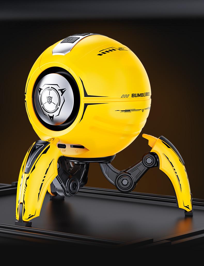 Officially Licensed Transformers Bumblebee Bluetooth Speaker (2026 New) – RGB Light, 10W Bass Subwoofer, Wireless BT 5.4, Karaoke Mode, TWS Stereo Pairing, Gaming Desk Smart , PC, iPhone & Android Compatible, Cool Tech Gift for Men, TF-Y17Pro Model Audio
