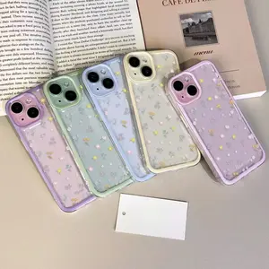 Small Fresh Floral for iPhone16 phone case 14 Soft case 14/15ProMAX Simple xsmax high appearance level all inclusive 16promax