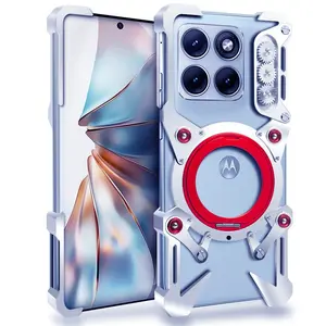 Shockproof Metal Bumper Protective Smartphone Case For Motorola Moto Signature Edge 70 Pro、70 Fusion +(2026)、60Neo、60s、50Ultra、40neo、S30pro、X70 air、X50 Ultra Case Aluminum Cover