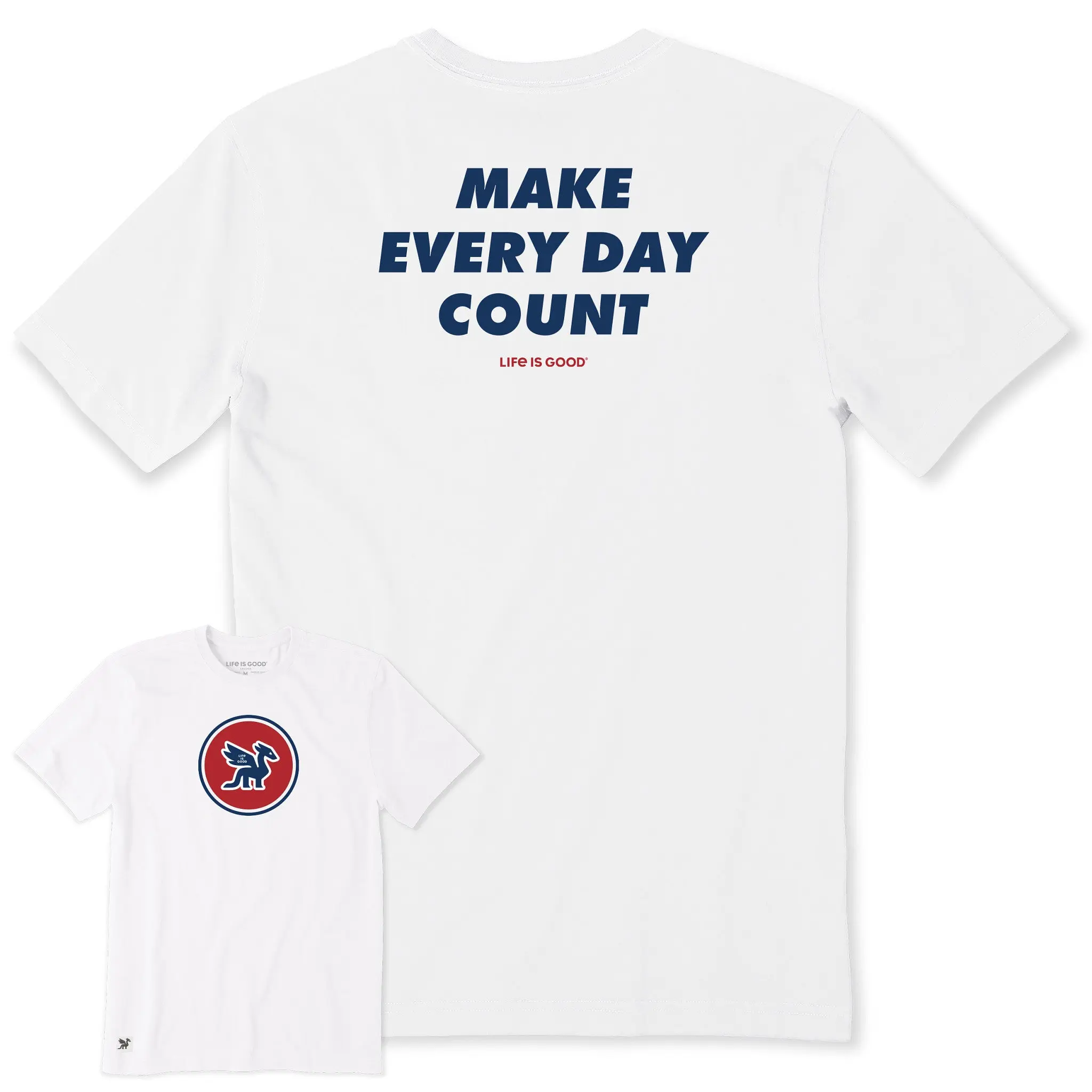 Men's Make Every Day Count Dragon Short Sleeve Crusher Tee