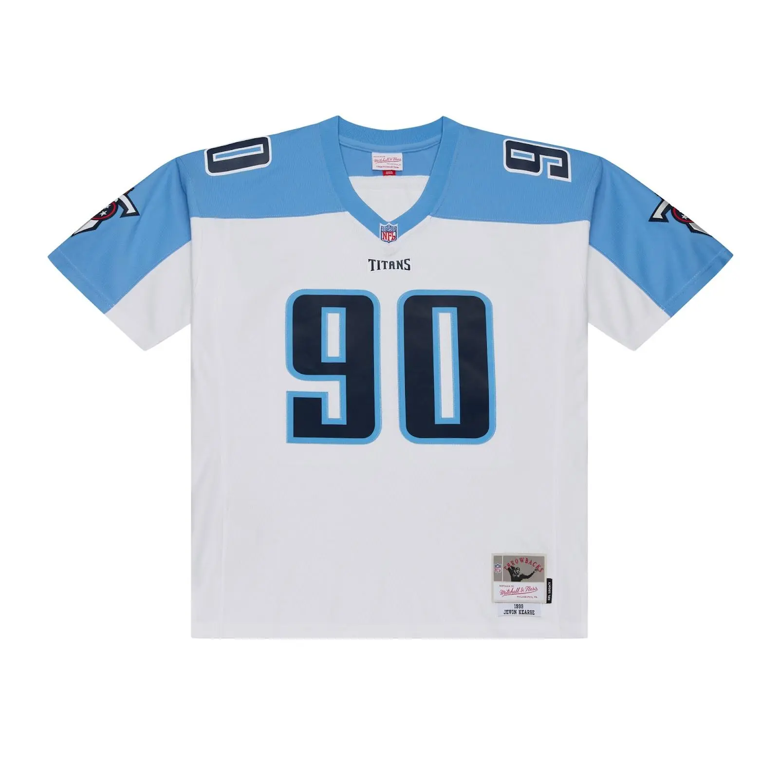 Jevon Kearse Tennessee Titans 1999 White Legacy Jersey NFL Throwback Mitchell & Ness