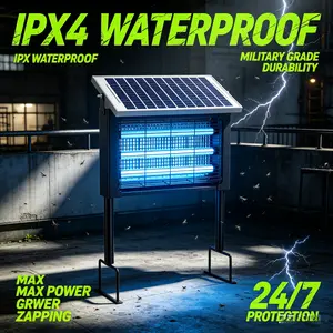 Wide Range Insect Capture Light, flexible dual installation design, low noise steady operation, efficiently reduce flying bugs disturbance for indoor and commercial outdoor spaces