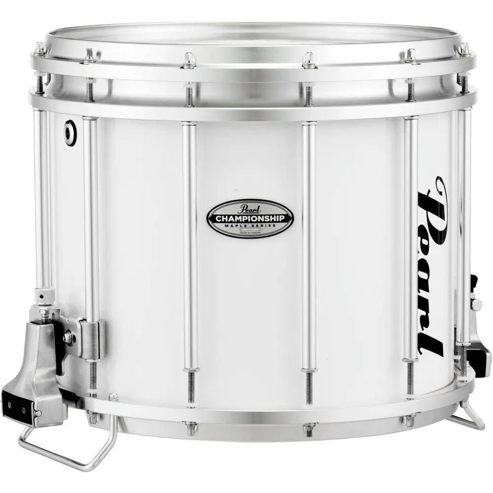 Pearl Championship Maple FFX Marching Snare Drum 14 x 12 in. Pure White (FFXM1412/A33)