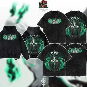 [Shibuya] Ulquiorra Cifer Segunda Etapa - Bleach Vintage Oversized Washed T-Shirt – Retro Japanese Anime Tee, Heavy weight Graphic Streetwear for Bleach Fans & Manga Lovers, Vintage Oversized Washed T-Shirt, Retro Japanese Anime Tee Clothes Cotton