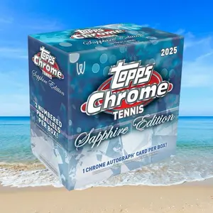 2025 Topps Chrome Tennis Sapphire Edition Box