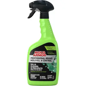 Mold Kill & Spray, 32 oz., Hard Surface Mold and Mildew Remover, Results in Minutes, Eliminates Bacteria and Viruses