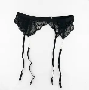 Adjustable Garter For Thigh High Sock, Shine Strap Lace Garter Belt, Adjustable Socks Suspenders, Elastic Stocking Suspender, Vegan Friendly