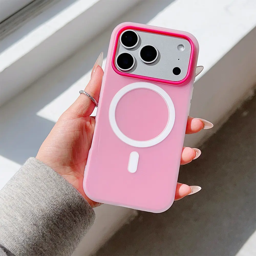 Suitable for iPhone 7/8/7 Plus/8 Plus/X/Xs/XR/XsMax/SE 2020/SE 2022 colorful Bright colors Magnetic two-in-one phone case Acrylic Protective Casing