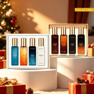 Men's Perfume Set 4 Pcs, Arabian Oud Cologne, Fresh Aromatic & Woody Notes, Long Lasting Fragrance, Gift Set for Him, Fragrance Sets
