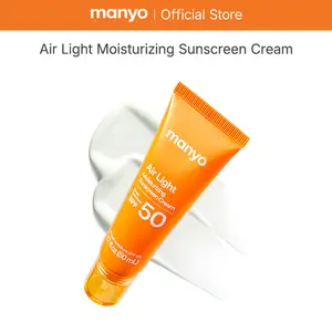 [manyo] Airlight Moisturizing Sunscreen - Lightweight Hydrating Korean Sunscreen, No White Cast, Zero Cast, Makeup Prep Sun Protection