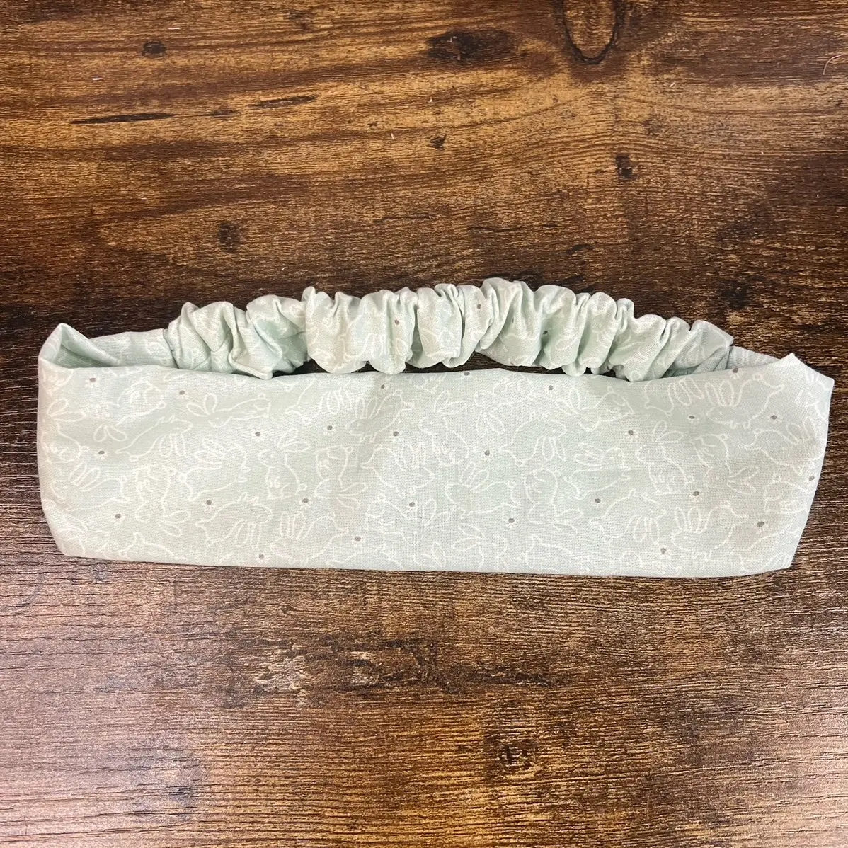 Turquoise Bunny Fabric Headband