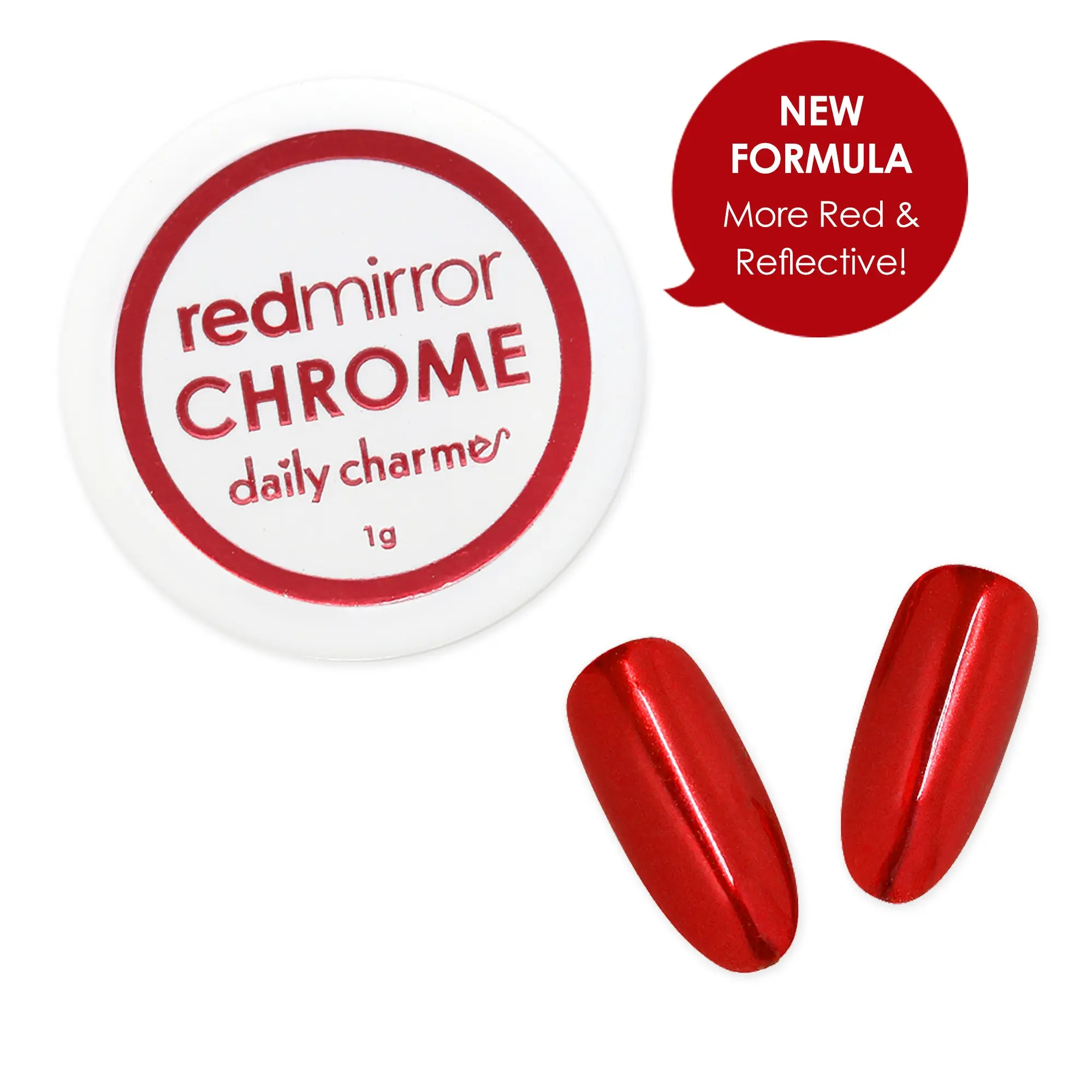 Mirror Red Chrome Powder